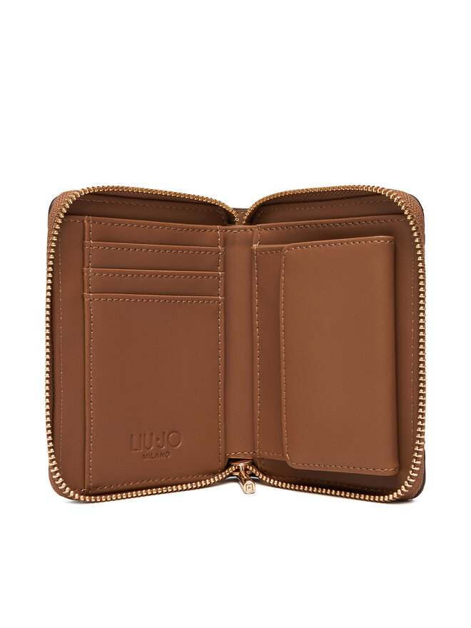 Liu Jo Cartera grande para mujer Liu Jo Ecs M Zip Around AF5156 E0538 Marrón