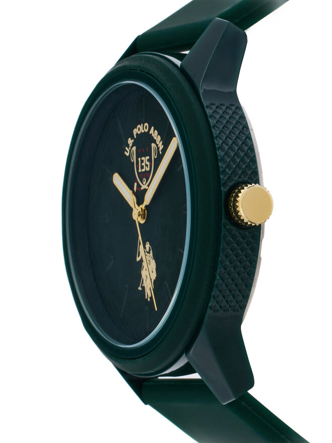 U.S. Polo Assn. Ρολόι U.S. Polo Assn. 135Th Anniversary USP7318GR Πράσινο