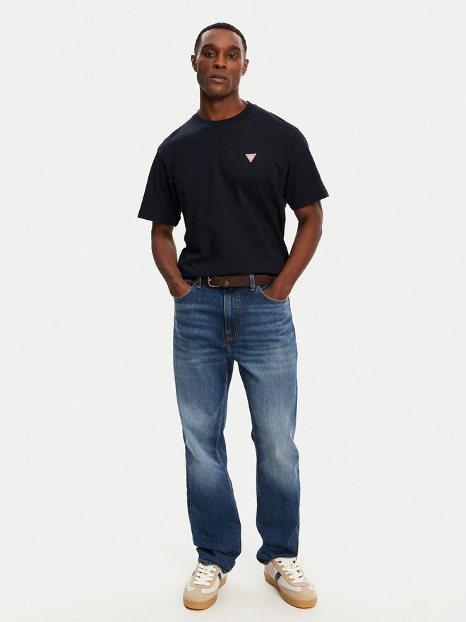 Guess Jeans Guess Jeans Футболка M4YI46 K8FQ4 Cиній Regular Fit