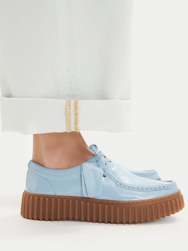 Clarks Halbschuhe Clarks Torhill Bee 26186669 Himmelblau