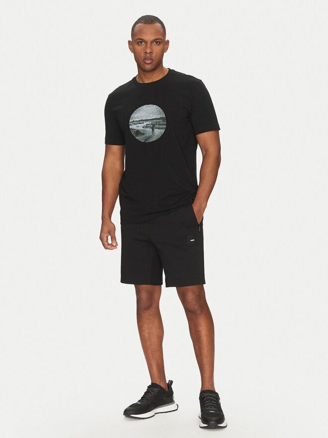 BOSS BOSS Camiseta Graphic Heritage 50537847 Negro Regular Fit