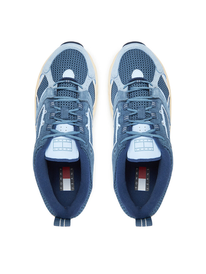 Tommy Jeans Sneakersy Tommy Jeans Archive'97 EN0EN02795 Modrá