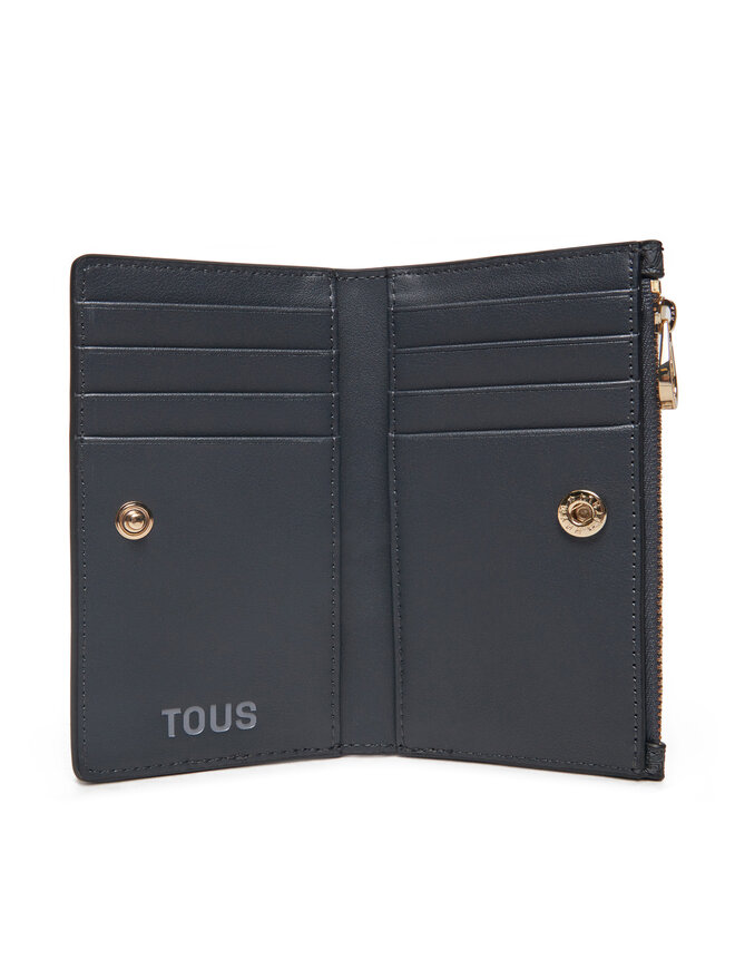 TOUS Голям дамски портфейл TOUS Kaos Mini Lines 2002183547 Сив