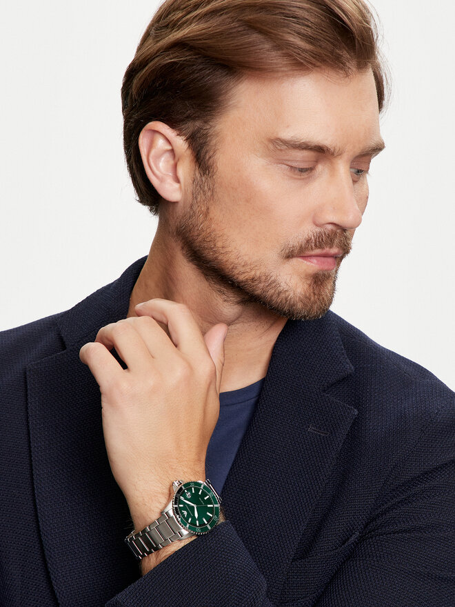 Emporio Armani Zegarek Emporio Armani AR11338 Srebrny