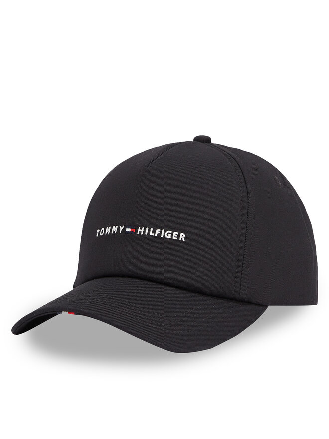 Tommy Hilfiger Cappellino Tommy Hilfiger Th Foundation Soft 6 Panel Cap AM0AM13162 Nero