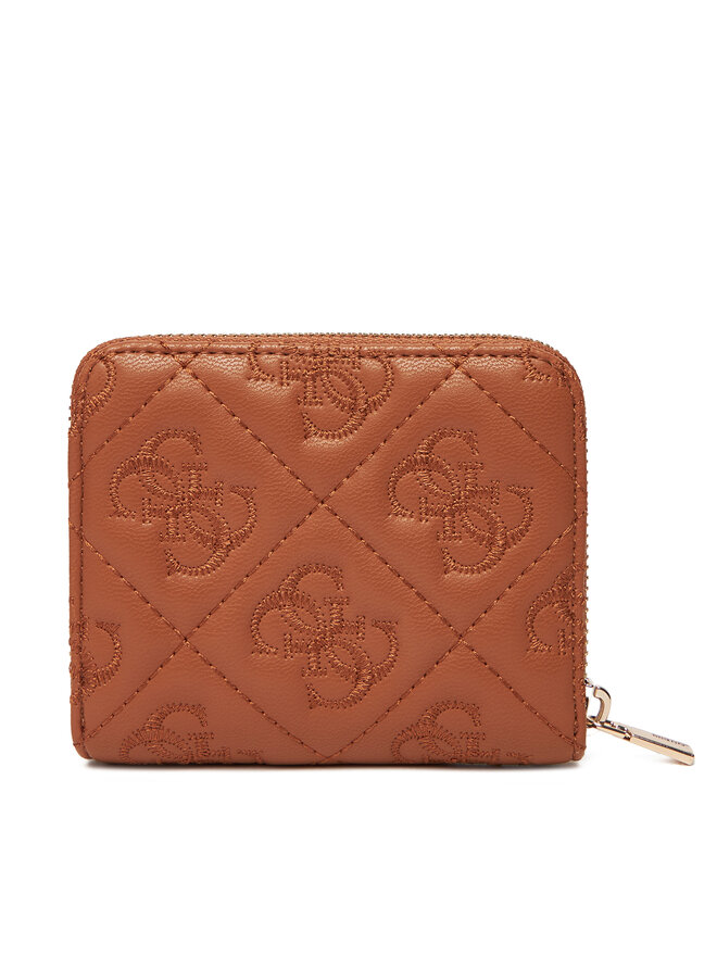Guess Majhna ženska denarnica Guess Adelasia Slg SWQL96 58137 Rjava