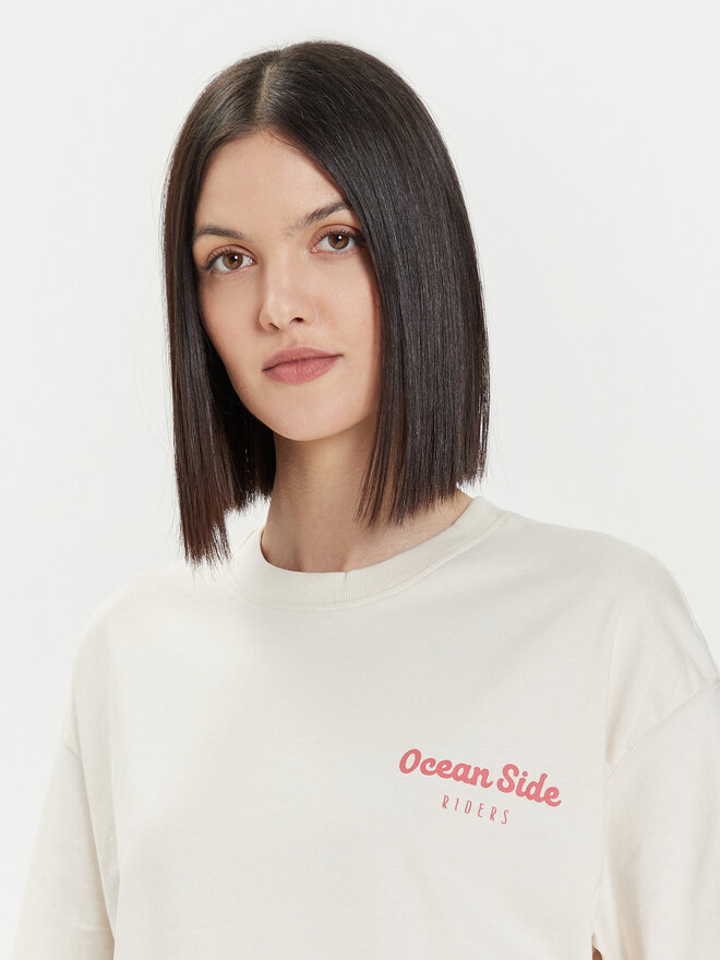 4F 4F Футболка 4FWSS24TTSHF1265 Écru Oversize
