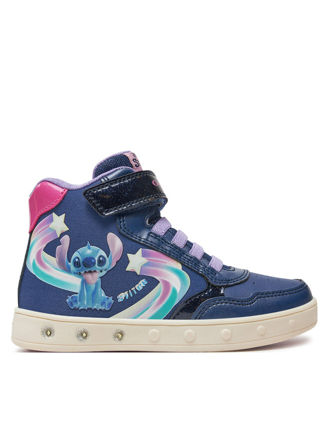 Geox Sneakersy Geox Skylin J468WF 0ANAJ C4268 S Tmavomodrá
