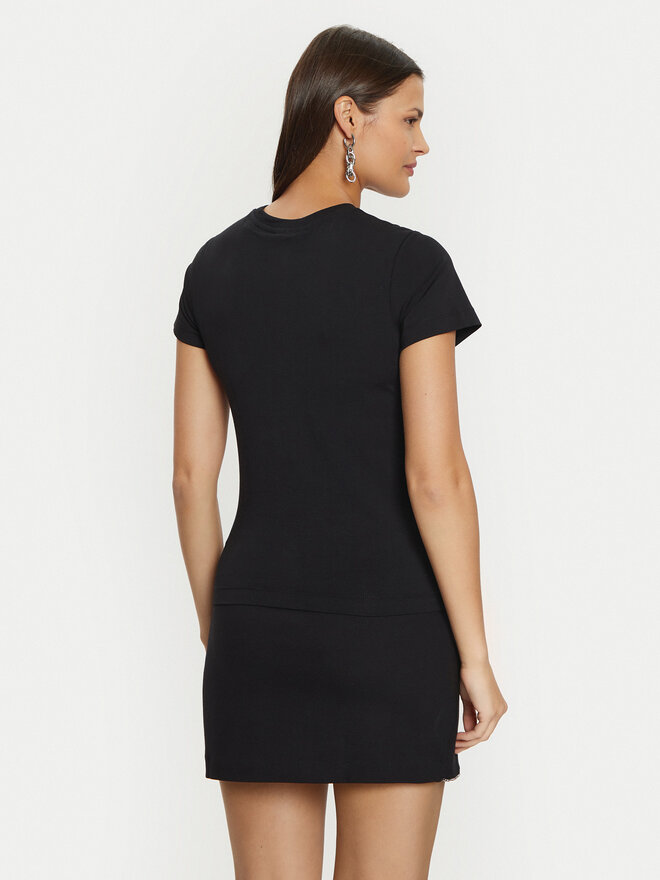 Guess Guess Marškinėliai V5RI08 J1314 Juoda Slim Fit