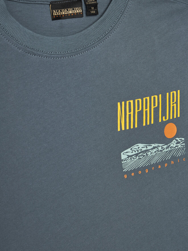 Napapijri Napapijri Camiseta S-Sella NP0A4IGX S Azul Regular Fit