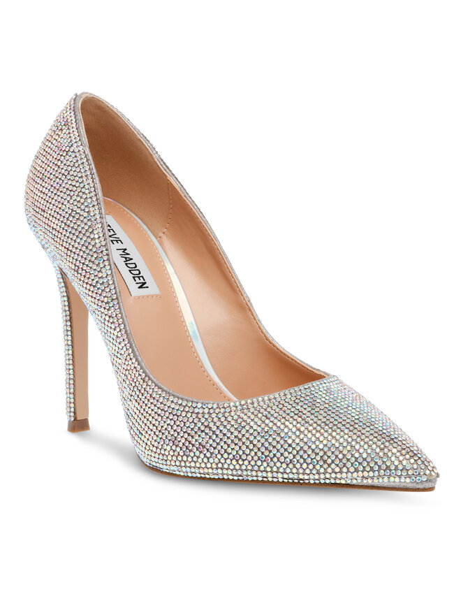 Steve Madden Lodičky Steve Madden Evelyn-R Pump SM11002840-02003-06K Strieborná