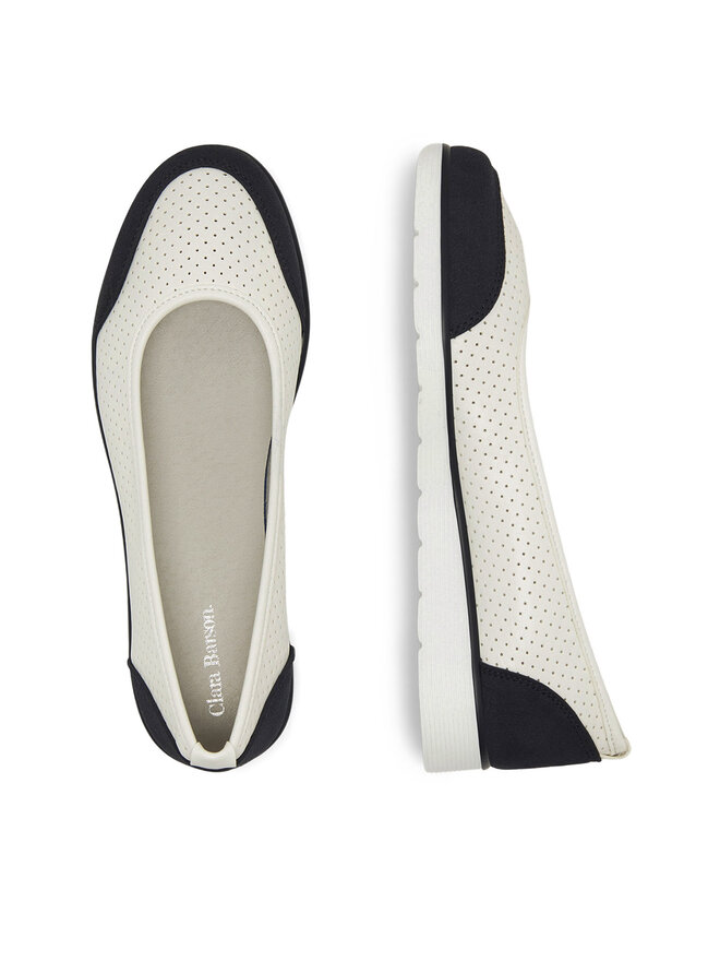 Clara Barson Ballerine Clara Barson WYL3650-1 Bianco