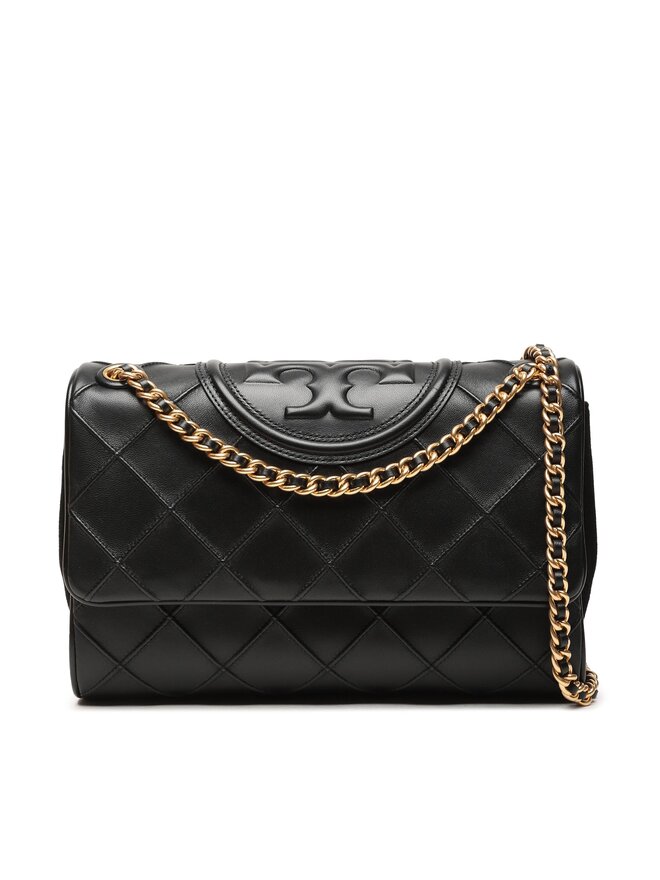 Handtasche Tory Burch Fleming Soft Convertible Shoulder Bag 137301 Schwarz eschuhe