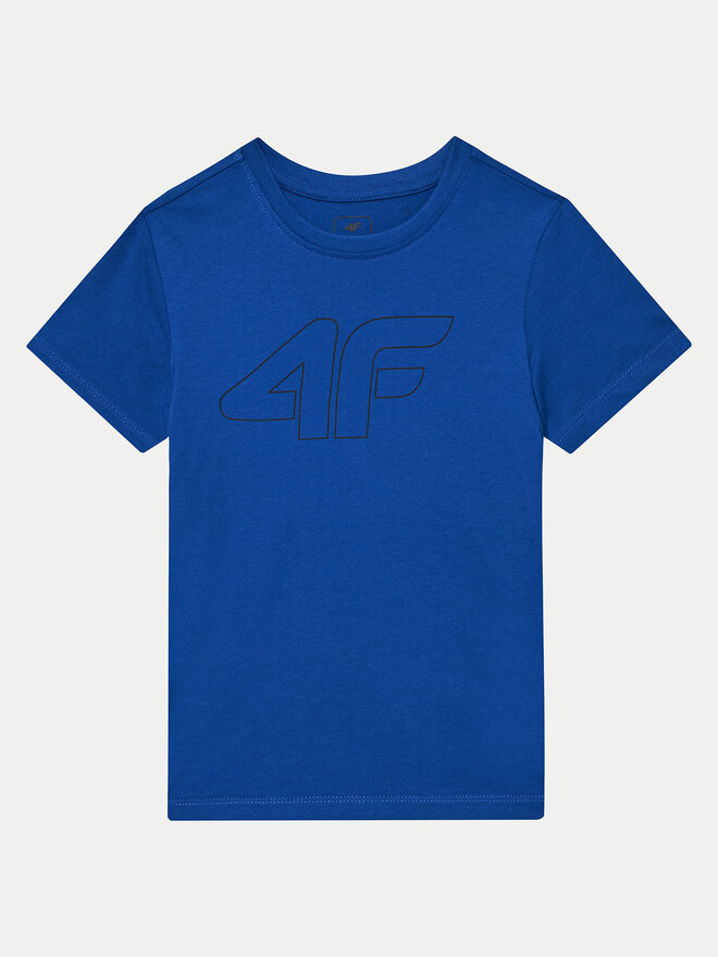 4F 4F Marškinėliai 4FJWMM00TTSHM1627 Mėlyna Regular Fit