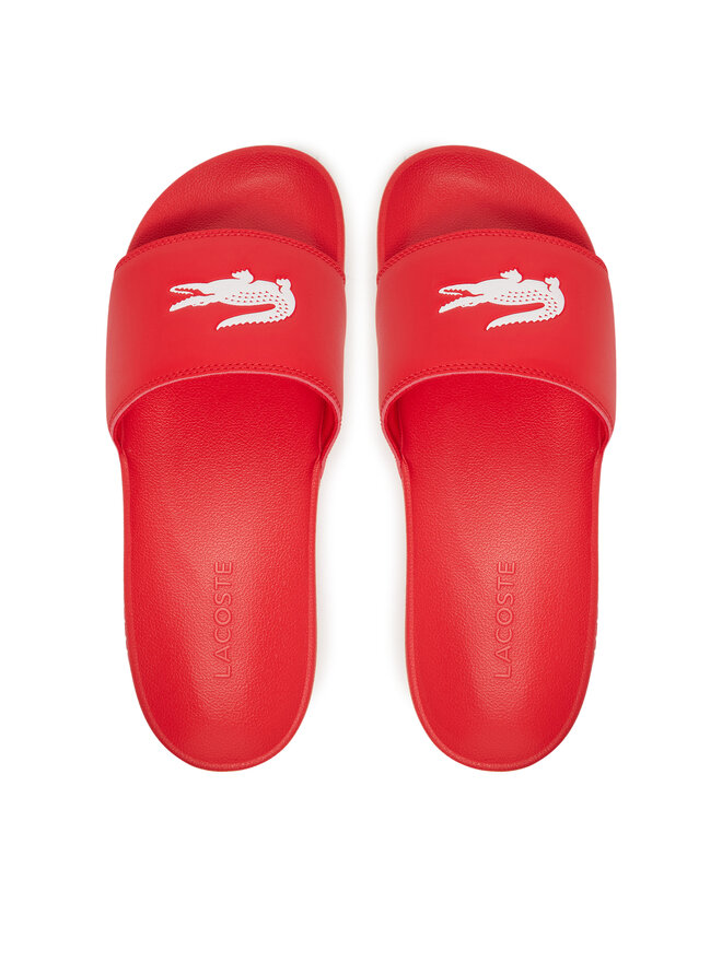 Lacoste Şlapi Lacoste Serve Sliders 7-49CMA0041 Roșu