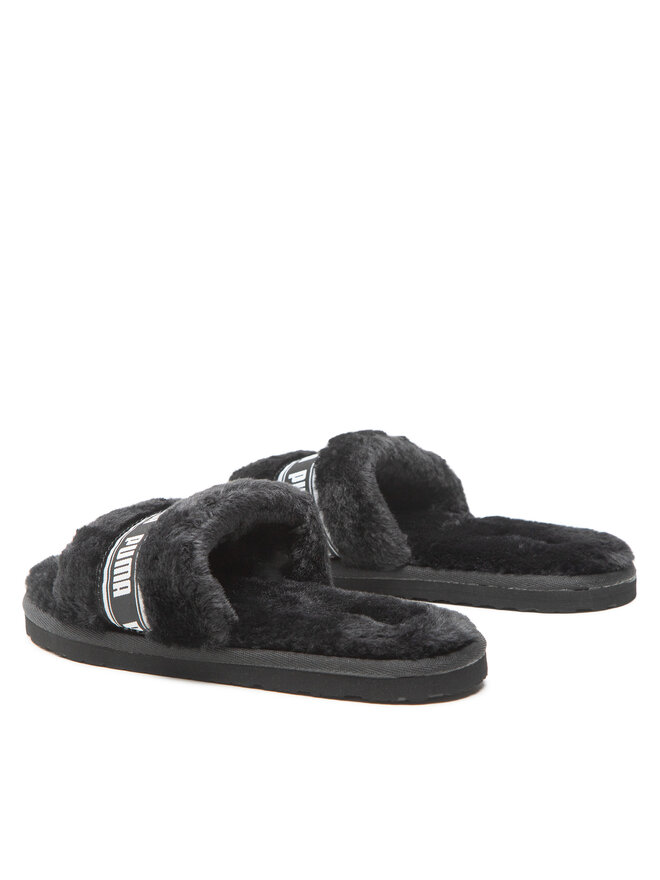 Puma Тапочки Puma Fluff 384937 01 Чорний