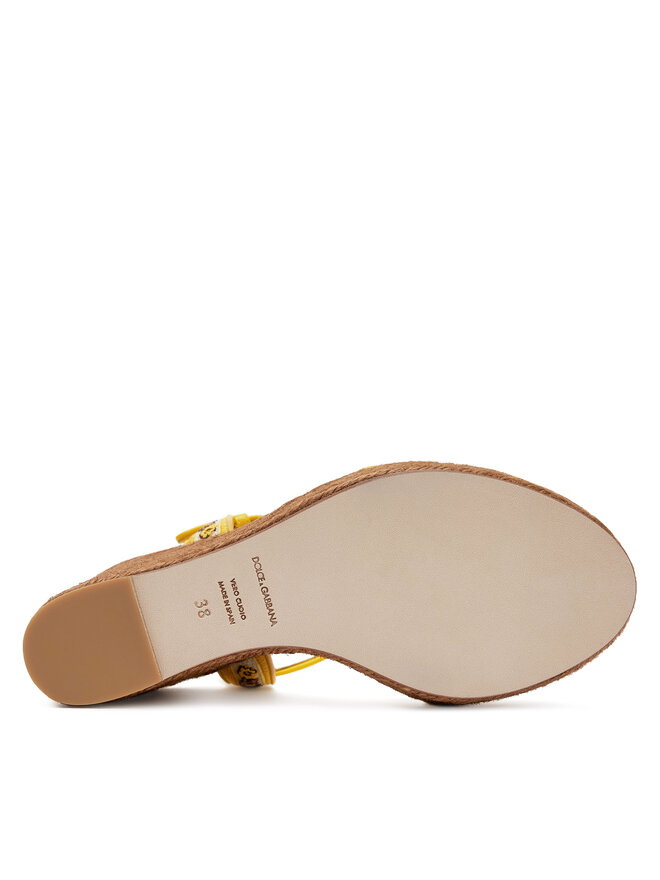 Dolce&Gabbana Espadryle Dolce&Gabbana CZ0318 AV804 Żółty