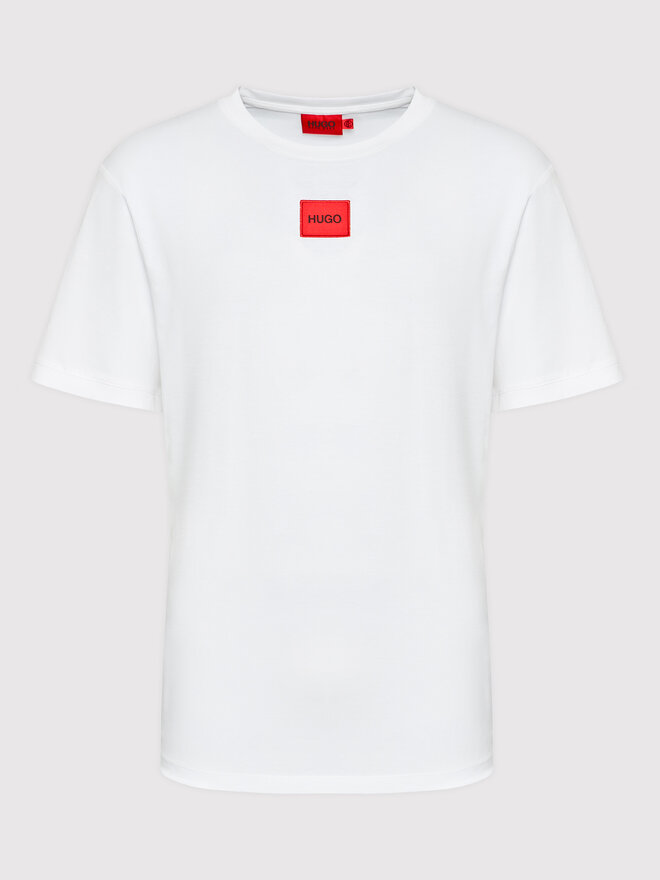 HUGO Hugo T-Shirt Diragolino 212 50447978 Weiß Regular Fit