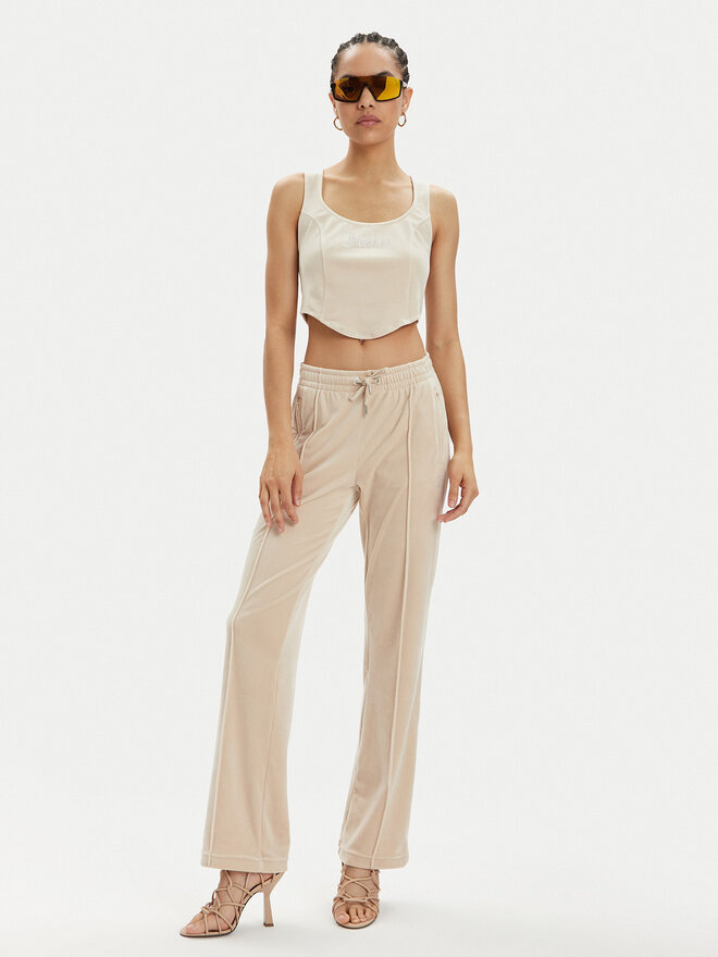 Juicy Couture Juicy Couture Felső Camina JCWCT23305 Bézs Slim Fit