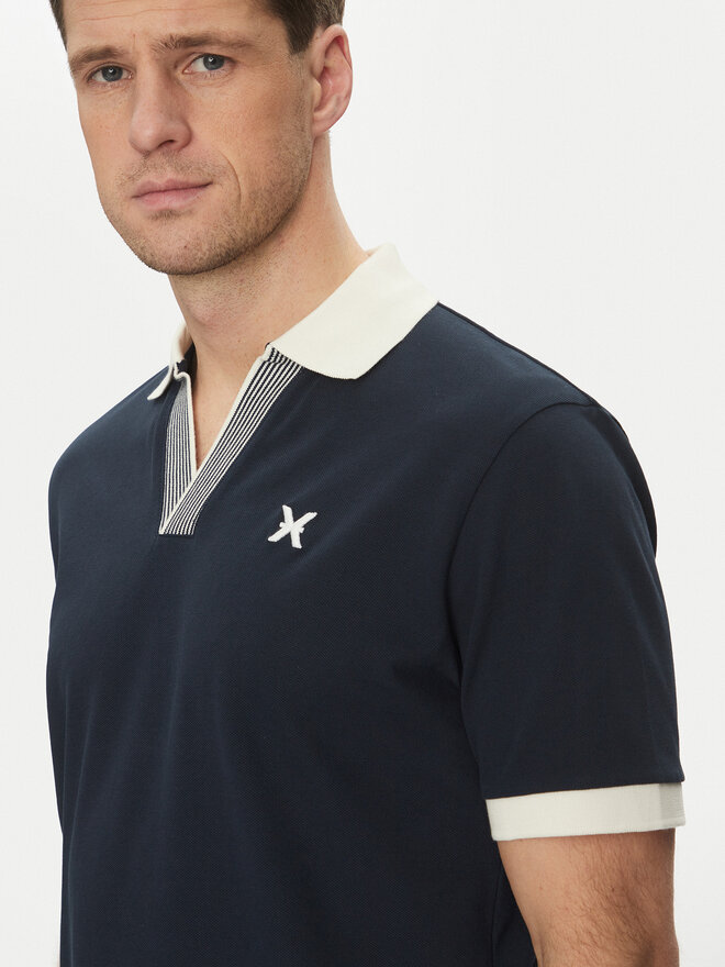 Richmond X Richmond X Pólóing UMP25168PO Sötétkék Regular Fit