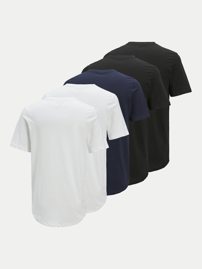 Jack&Jones Jack&Jones Σετ t-shirts 5 τεμαχίων Brody 12190468 Έγχρωμο Regular Fit