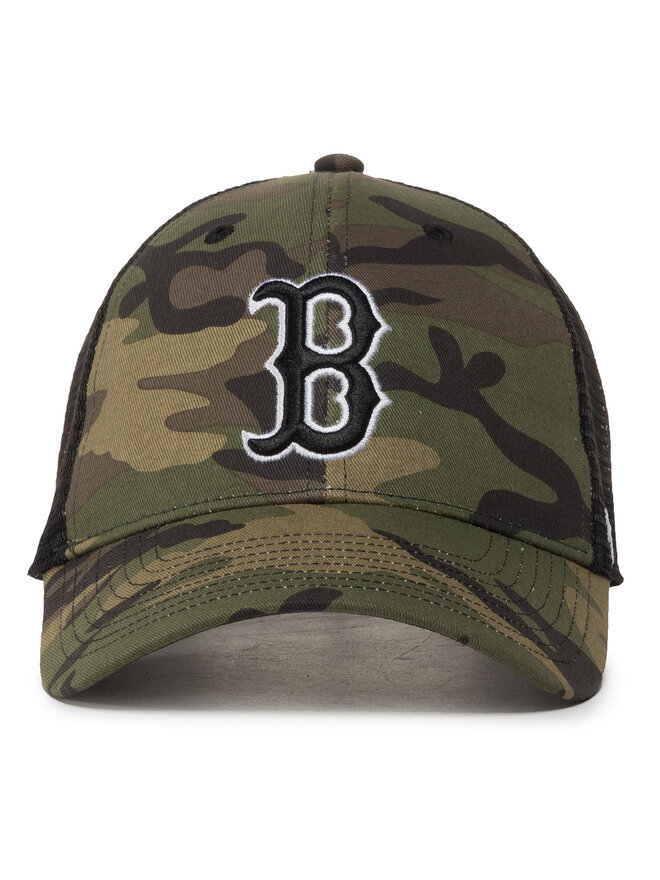 47 Brand Czapka z daszkiem 47 Brand Mlb Boston Red Sox B-CBRAN02GWP-CMB Zielony