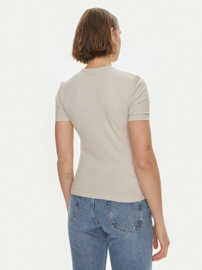 Calvin Klein Calvin Klein Camiseta K20K206553 Beis Slim Fit