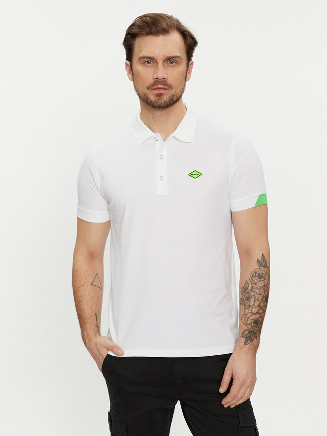REPLAY Replay Polo marškinėliai M3540A.000.20623 Écru Regular Fit