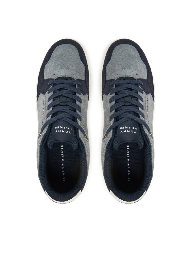 Tommy Hilfiger Снікерcи Tommy Hilfiger Basket Core Lite Suede FM0FM05519 Сірий