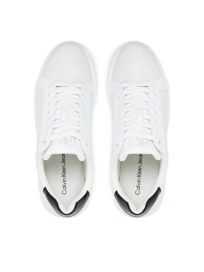 Calvin Klein Jeans Αθλητικά Calvin Klein Jeans Chunky Cupsole Lth Mg Tc YM0YM01198 Λευκό