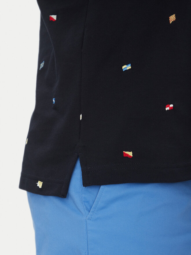 Tommy Hilfiger Tommy Hilfiger Pólóing Critter MW0MW39044 Sötétkék Regular Fit