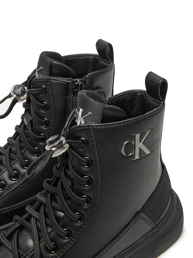 Calvin Klein Jeans Stiefeletten Calvin Klein Jeans Lace-Up Bootie V3A5-80988-1355 M Schwarz