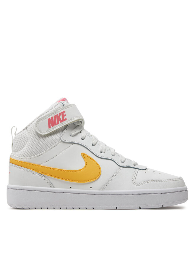 Nike Αθλητικά Nike Court Borough Mid 2 (GS) CD7782 112 Λευκό