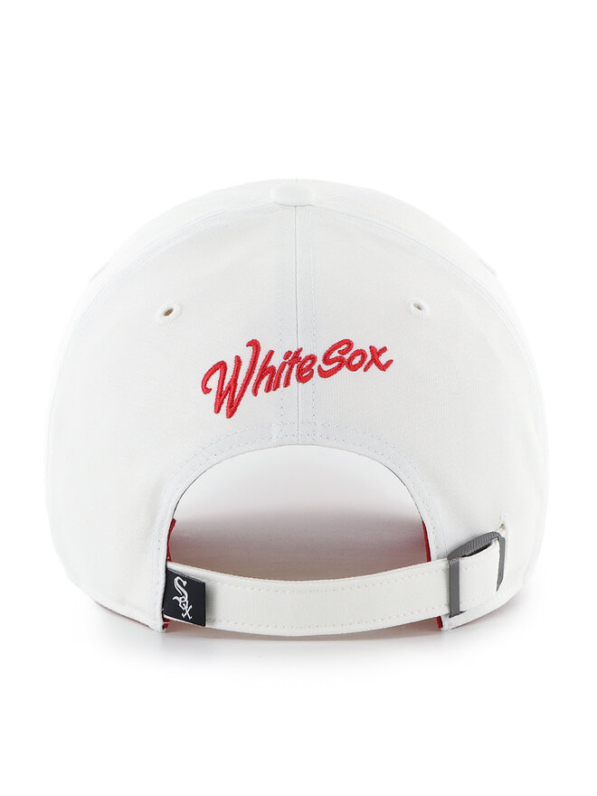 47 Brand Шапка с козирка 47 Brand MLB Chicago B-CHPCU06GWS Бял