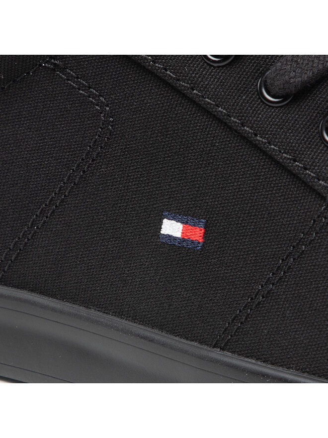 Tommy Hilfiger Sneakers aus Stoff Tommy Hilfiger Harlow 1D FM0FM00596 Schwarz