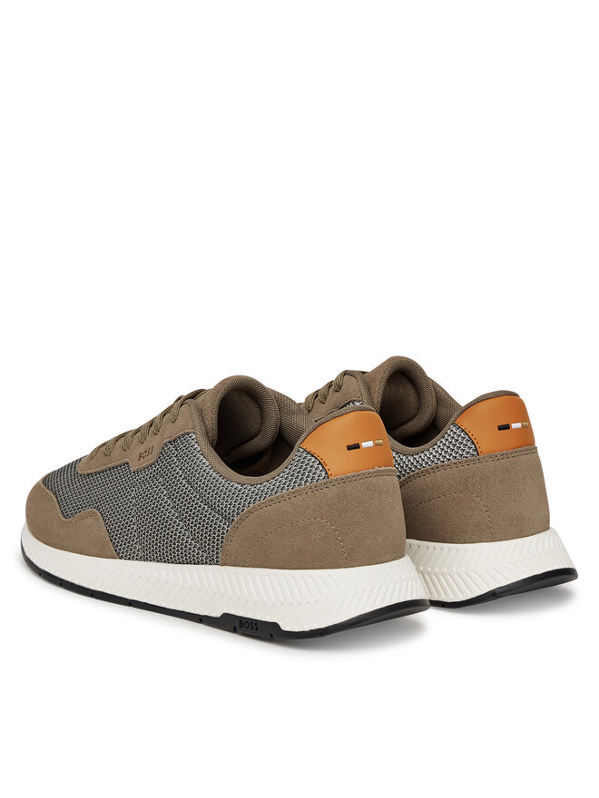 BOSS Sneakersy BOSS Titanium 50541882 Hnedá