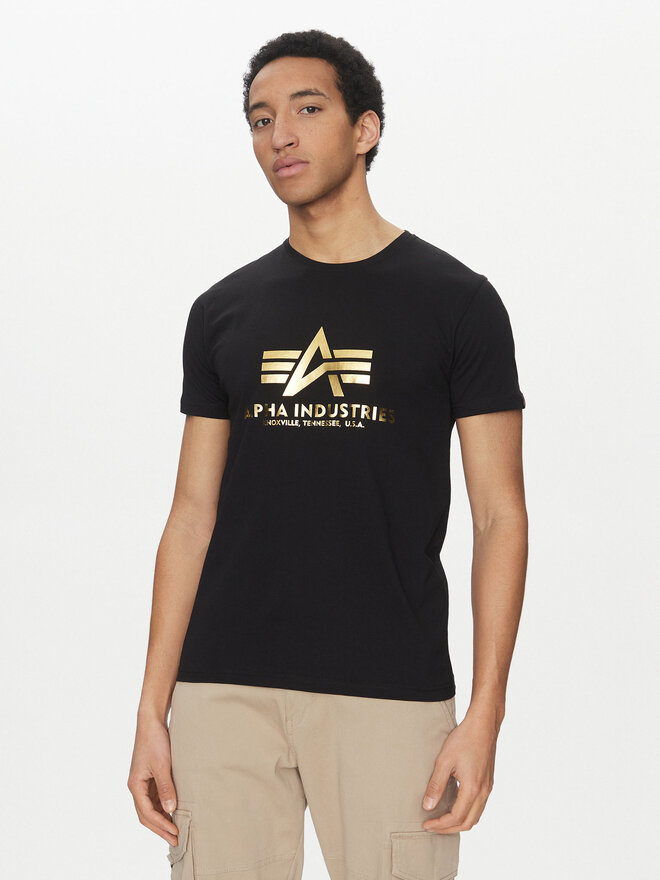 Alpha Industries Alpha Industries Camiseta Basic 100501 Negro Regular Fit
