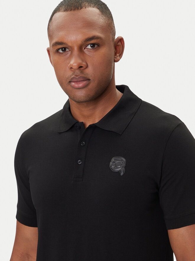 KARL LAGERFELD KARL LAGERFELD Polo 745020 554235 Negro Regular Fit