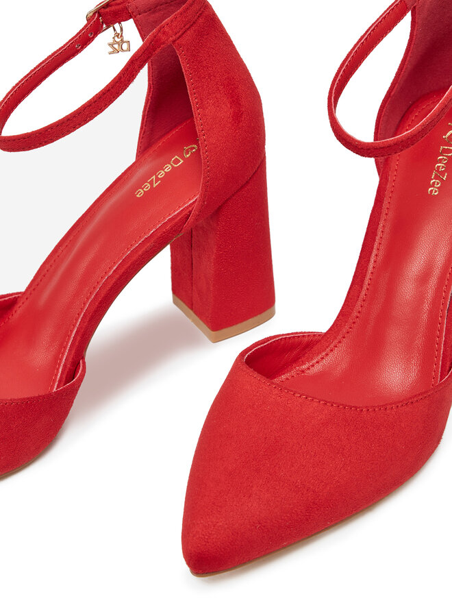 DeeZee Pantofi pumps DeeZee DF-82616-85-35621 Roșu
