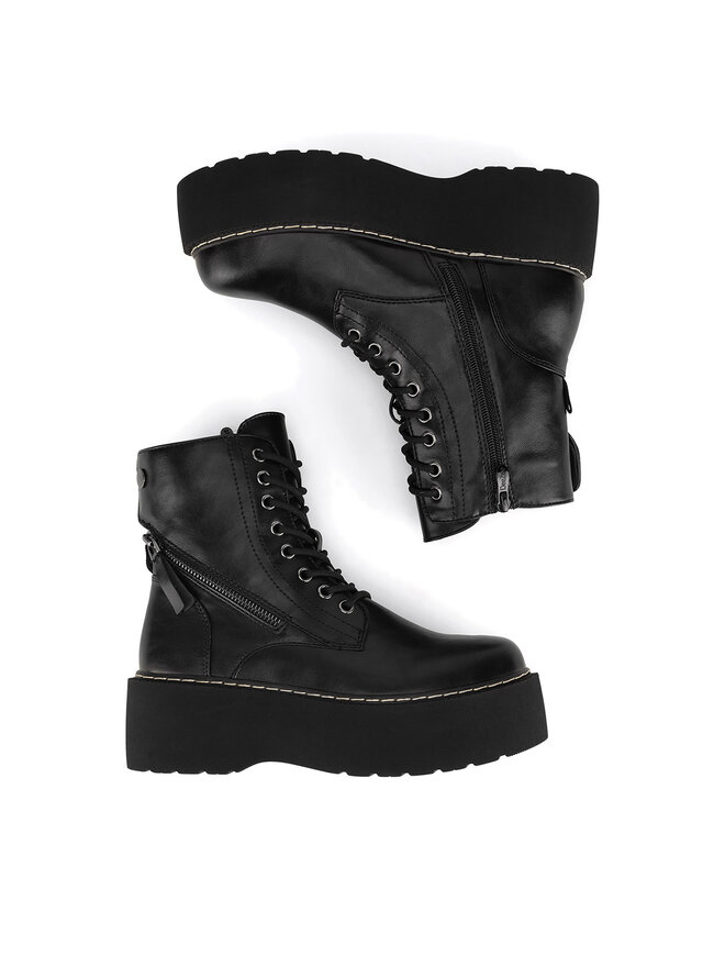 DeeZee Schnürschuhe DeeZee WS101-03 Schwarz