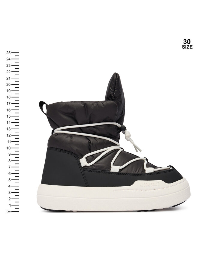 Moon Boot Schneeschuhe Moon Boot Jr Park lace Mid 80D3440070 D Schwarz