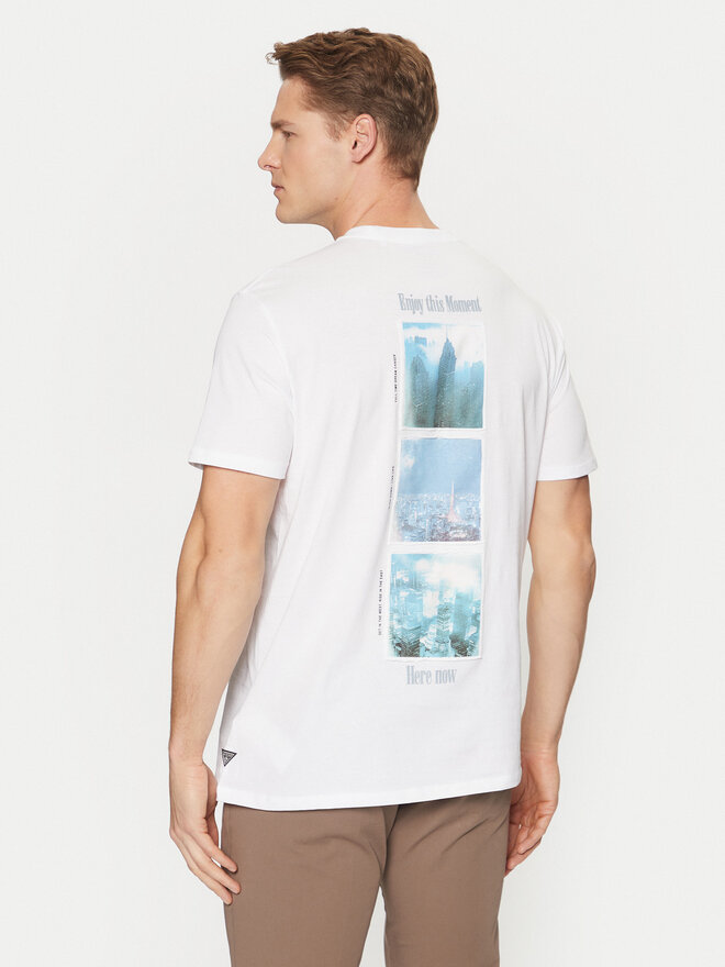 Guess Guess Camiseta M5RI58 K9RM1 Blanco Regular Fit
