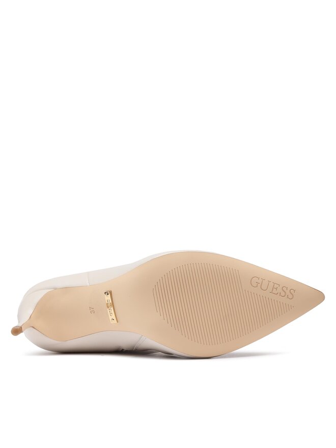 Guess Stiefeletten Guess Richer FL7RCH LEA10 Écru