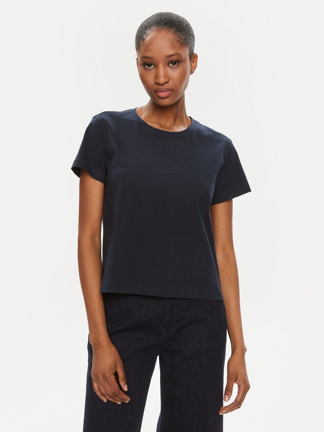 Sisley Sisley T-Shirt 3I1XL100Y Schwarz Slim Fit