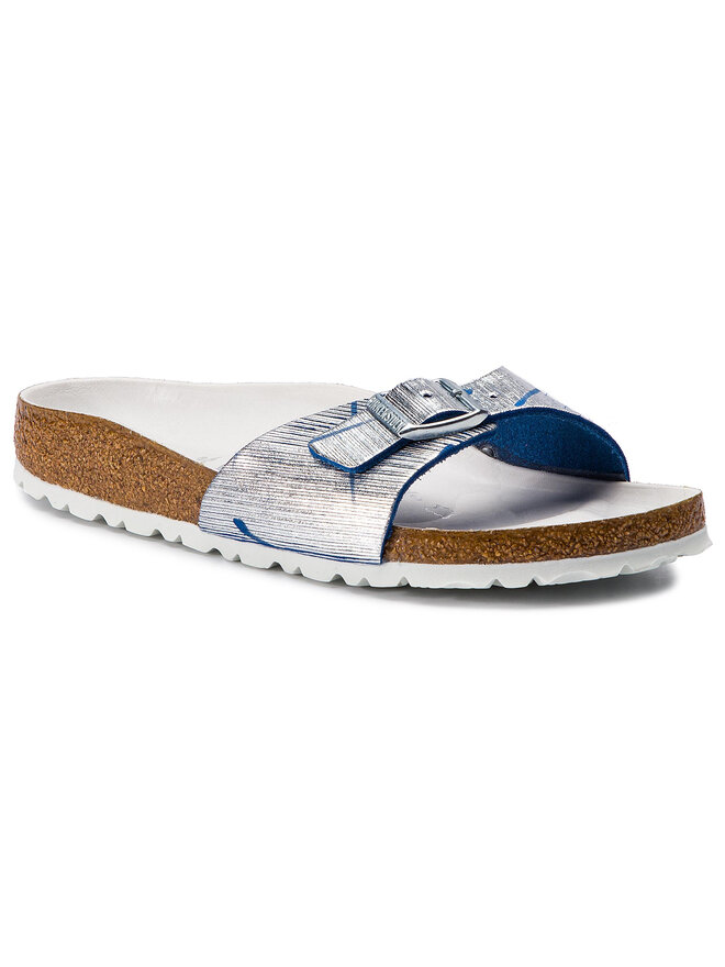 Birkenstock metallic ocean top