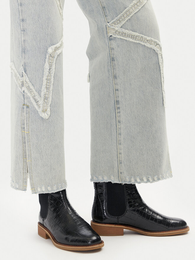 Clarks Μποτάκια με λάστιχο Clarks Cologne Arlo 2 26178748 Μαύρο