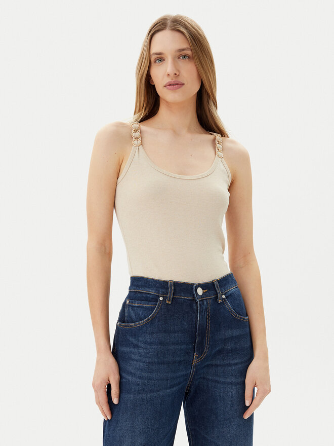 Morgan Morgan Top 251-DIDOA Beis Slim Fit