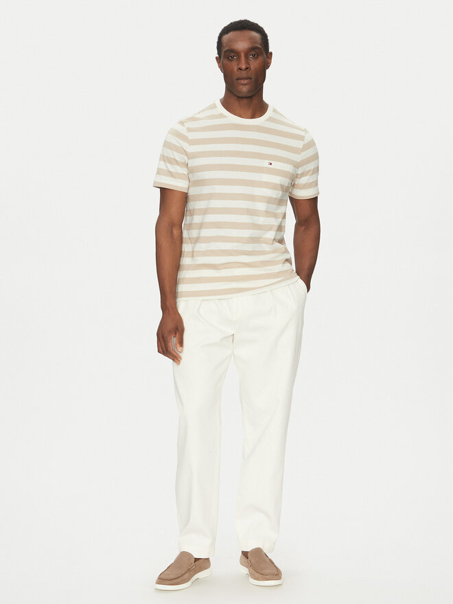 Tommy Hilfiger Tommy Hilfiger Футболка Essential MW0MW37283 Бежевий Regular Fit