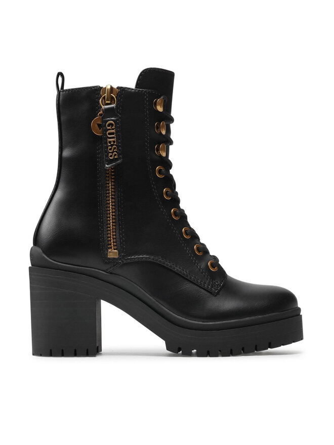 Guess Polokozačky Guess Cabra2 FL7CBR ELE10 Černá