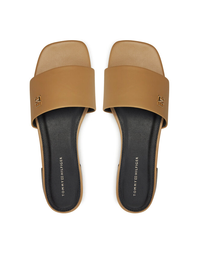 Tommy Hilfiger Ciabatte Tommy Hilfiger Th Flat Sandal FW0FW08290 Cachi